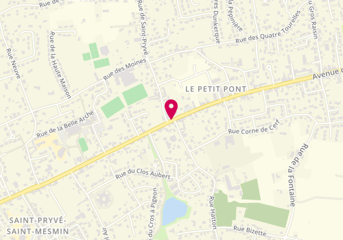 Plan de Avenue 106, 106 Saint Mesmin, 45750 Saint-Pryvé-Saint-Mesmin