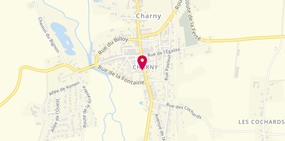 Plan de Ordim Charny, 17 Grande Rue, 89120 Charny-Orée-de-Puisaye
