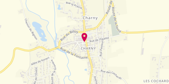Plan de Agence Charny Immobilier, 35 Grande Rue, 89120 Charny-Orée-de-Puisaye