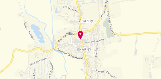 Plan de Agence du Pays, 43 Grande Rue, 89120 Charny-Orée-de-Puisaye