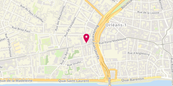 Plan de Haphil Immobilier, 4 Rue du Faubourg Madeleine, 45000 Orléans