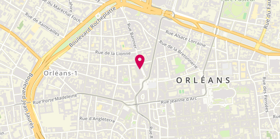 Plan de My Orléans, 13 Rue Bannier, 45000 Orléans
