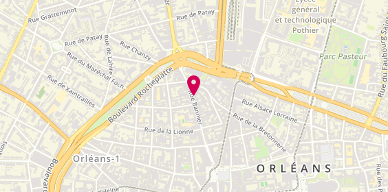 Plan de Agence immobilière Bimbenet | Orléans, 96 Rue Bannier, 45000 Orléans