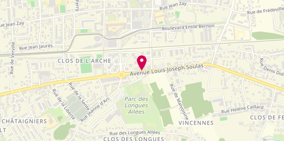 Plan de Century 21, 111 avenue Louis Joseph Soulas, 45800 Saint-Jean-de-Braye