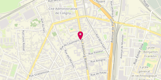 Plan de La Clé d'Arc, 91 Rue du Faubourg Bannier, 45000 Orléans