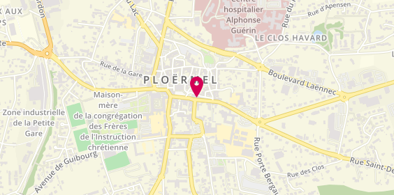 Plan de Agence immobilière Cabinet Immobilier J.Mahé S.Picou Ploërmel, 5 Rue des Forges, 56800 Ploërmel