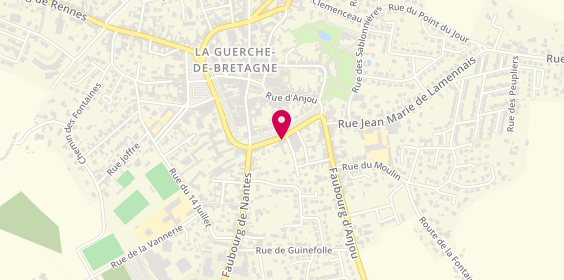 Plan de @Lternative Immobilier, 10 Bis Rue Henri Platier, 35130 La Guerche-de-Bretagne