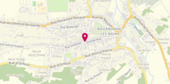 Plan de Agence de Bourbonne Les Bains, 15 Rue Prte Gallon, 52400 Bourbonne-les-Bains