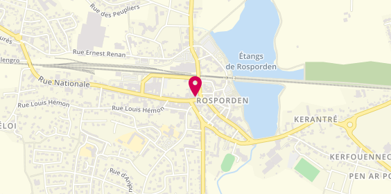 Plan de Le Biavant Immobilier Rosporden, 6 Rue Nationale, 29140 Rosporden