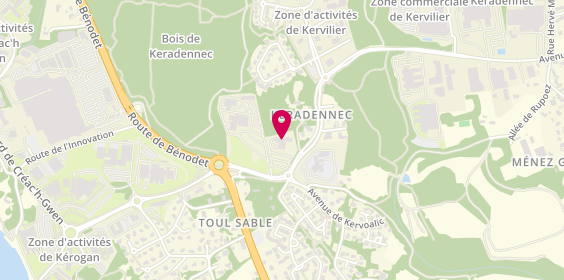 Plan de Les Toits Bretons - Ltb Immo, 143 avenue de Kéradennec, 29000 Quimper