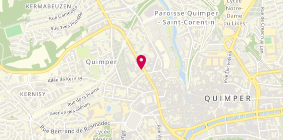 Plan de Agence Griffon Gueguen Immobilier, 26 Rue de Douarnenez, 29000 Quimper