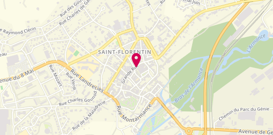Plan de L'Immobilière Florentinoise, 13 Grande Rue, 89600 Saint-Florentin