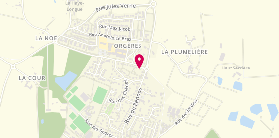 Plan de L'Artisan de l'Immobilier, 1 Rue de Pont Péan, 35230 Orgères