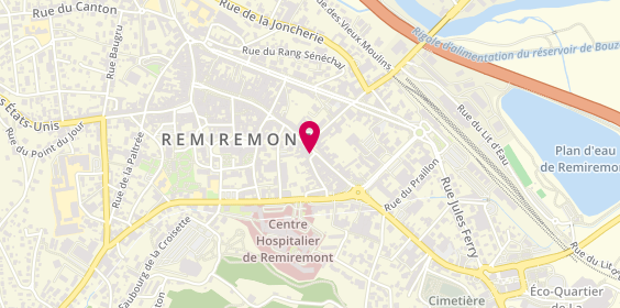 Plan de Frère Immobilier, 88 Rue Charles de Gaulle, 88200 Remiremont