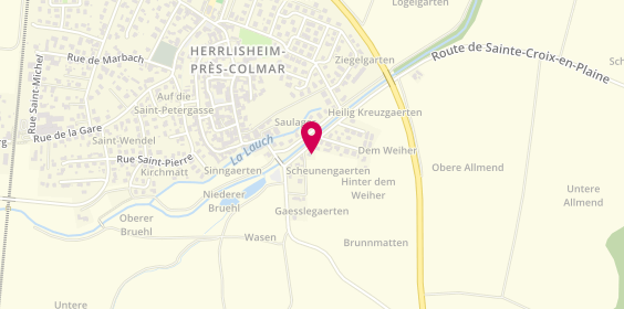 Plan de Duchmann Immobiliere, 2A Route de Sainte-Croix en Plaine, 68420 Herrlisheim-près-Colmar