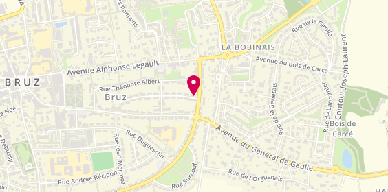 Plan de Caroline MOUGIN - Immobilier Bruz, 19 Rue Châteaubriand, 35170 Bruz