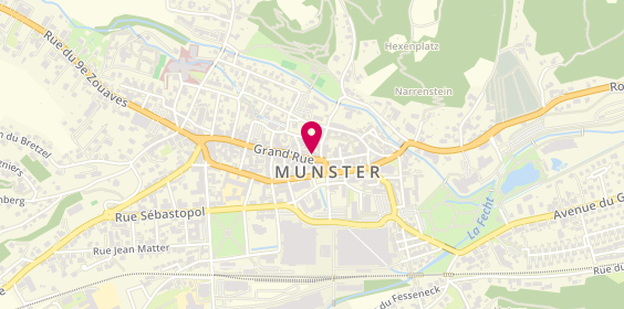 Plan de Agence immobilière Landis 68 Munster, 6 Grand Rue, 68140 Munster