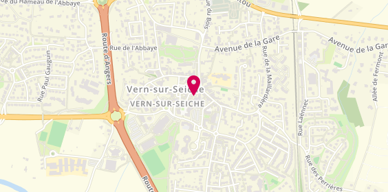 Plan de Cabinet Barth Immobilier - Agence Immobilière Vern-sur-Seiche, 6 Place des Droits de l'Homme, 35770 Vern-sur-Seiche