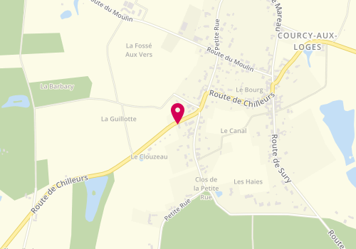 Plan de SELLIER Marie France, 23 Route de Chilleurs, 45300 Courcy-aux-Loges