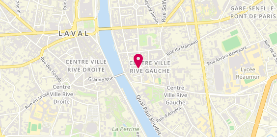 Plan de Agence immobilière ERA Laval Daniel Rizet, 33 Rue du Pont de Mayenne, 53000 Laval