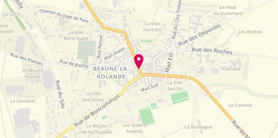 Plan de Agence Immobilière de la Fontaine, 5 General Crouzat, 45340 Beaune-la-Rolande