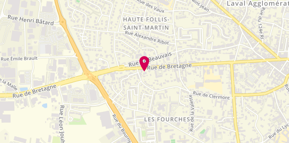 Plan de Tfl Immobilier, 155 Rue de Bretagne, 53000 Laval