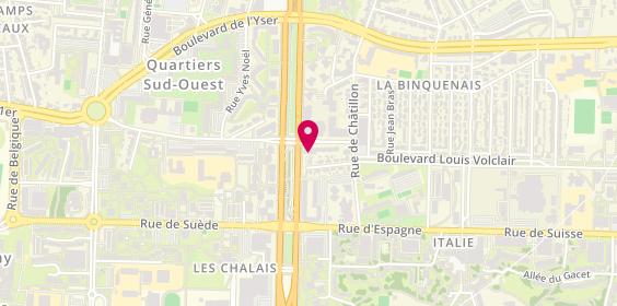 Plan de Blot Immobilier, 93 avenue Henri Fréville, 35208 Rennes