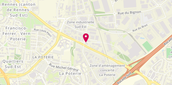 Plan de Kermarrec Promotion, 13 Rue de la Sauvaie, 35000 Rennes