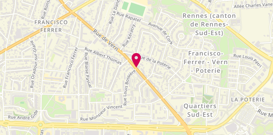 Plan de Espace Immobilier - Agence Rennes Sud, 127 Ter Rue de Vern, 35200 Rennes
