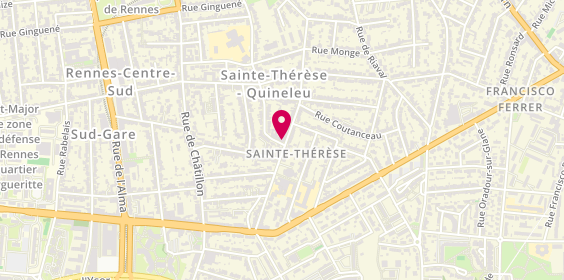 Plan de La Française Immobilière Rennes Sainte-Thérèse-LFI, 46 Rue Bigot de Préameneu, 35000 Rennes