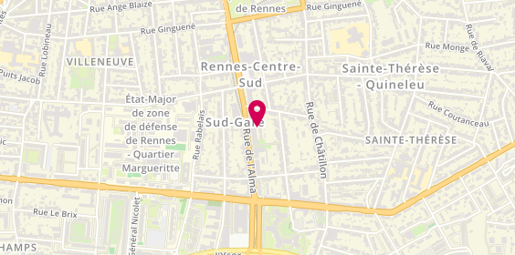 Plan de VINCI Immobilier, 95 Rue de l'Alma, 35000 Rennes