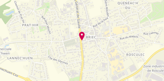 Plan de Briec Immobilier, 66A Rue Général de Gaulle, 29510 Briec