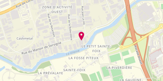 Plan de Novélioz, 5 Rue du Manoir de Servigné, 35000 Rennes