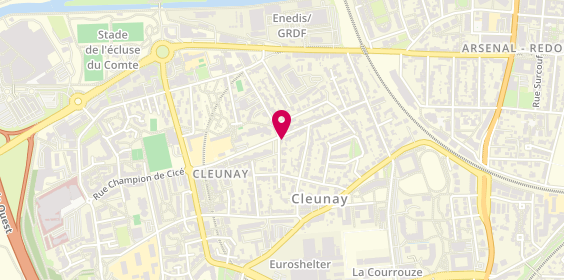 Plan de La Française Immobilière Rennes Ouest-Cleunay -LFI, 45 Rue Champion de Cicé, 35000 Rennes
