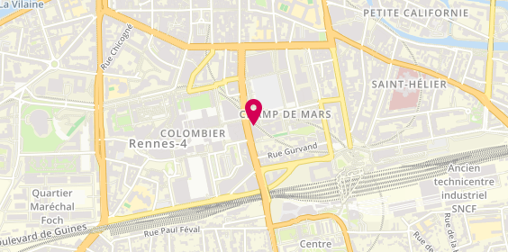 Plan de FONCIA | Agence Immobilière | Location-Syndic-Gestion-Locative | Rennes | R. de lAlma, 1 Rue de l'Alma, 35000 Rennes