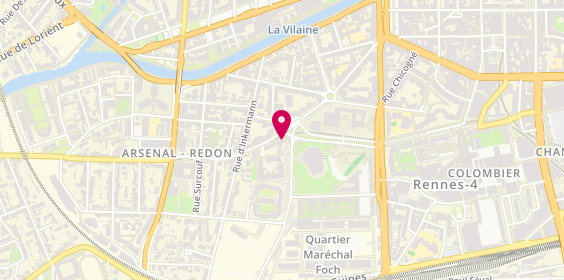 Plan de Lamotte Gestion - Transaction, 3 Rue de Redon, 35000 Rennes