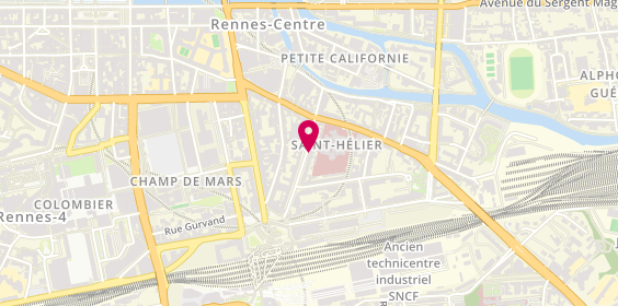 Plan de ROQUAIS Annick, 17 Avenue Louis Barthou, 35000 Rennes