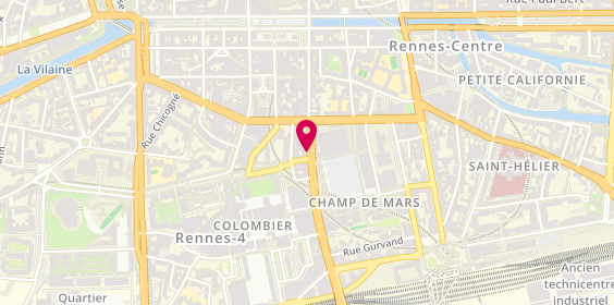 Plan de Citya Breizh Immobilier, 10 Rue d'Isly, 35000 Rennes