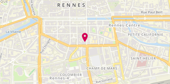 Plan de Cabinet Martin Syndic - administrateur de biens, 24 Rue Maréchal Joffre, 35000 Rennes