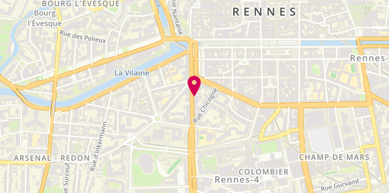 Plan de Agence Maison Rouge, 5A Boulevard de la Tour d'Auvergne, 35000 Rennes