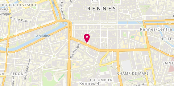 Plan de PRCI Immobilier, 40 Boulevard de la Liberté Et
28 Rue Comté de Lanjuinais, 35000 Rennes