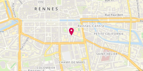 Plan de Agence Pitrel, 6 Rue Saint-Thomas, 35000 Rennes