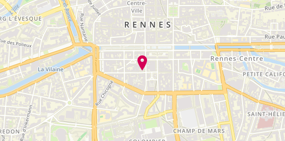 Plan de PGA Immobilier, 14 Rue de Nemours, 35000 Rennes