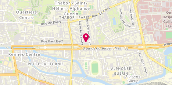 Plan de Immo Rennes Aristide Briand, 71 avenue Aristide Briand, 35000 Rennes