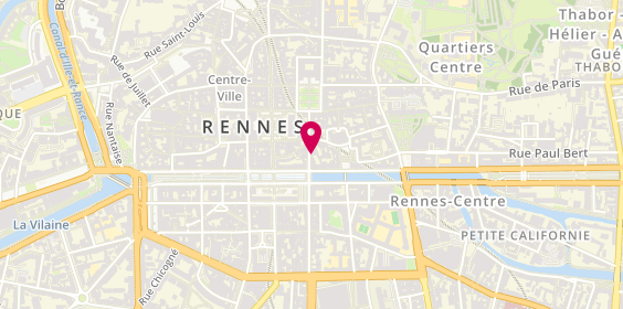 Plan de Cnma Immobilier, 4 Rue Jean Jaures, 35000 Rennes