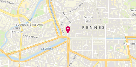 Plan de Pigeault Immobilier, 25 Rue de la Monnaie, 35000 Rennes