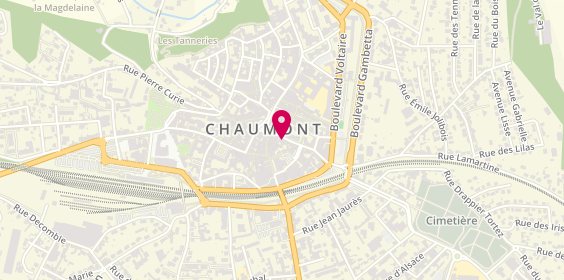 Plan de Agence Doyon Immobilier, 14 16 Rue Jules Tréfousse, 52000 Chaumont