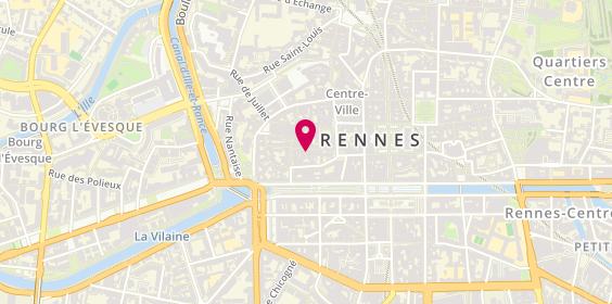 Plan de Administrer Autrement, 13 Rue du Chapitre, 35000 Rennes