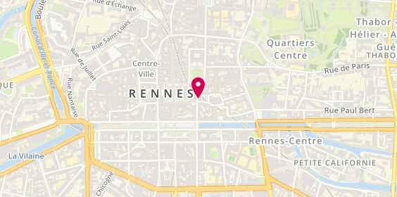 Plan de TRUST Conseil & Patrimoine, 1 Rue du Vau Saint-Germain, 35000 Rennes