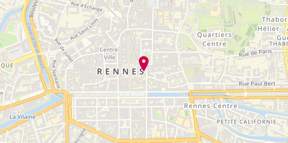 Plan de Hemon Camus Immobilier Rennes Centre, 3 Rue Edith Cavell, 35000 Rennes